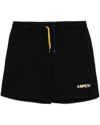 Aspesi - Garment Dyed Gauzed Shorts - Lyst