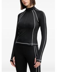 Under Armour - Long-Sleeve Piped-Trim Top - Lyst
