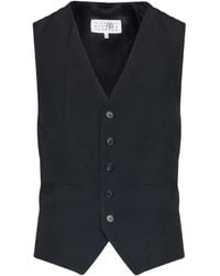 MM6 by Maison Martin Margiela - Chaleco con botones - Lyst