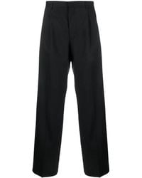 sunflower - Pleated Straight-Leg Wool Trousers - Lyst