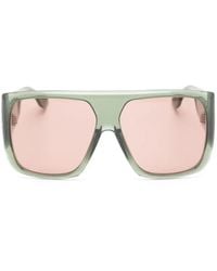 Victoria Beckham - Geometric-Frame Sunglasses - Lyst