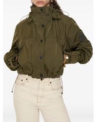 Burberry - Cropped Nylon Norwood Jacket - Lyst