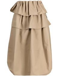 Goen.J - Ruffled Midi Skirt - Lyst