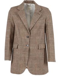 Circolo 1901 - Geruite Blazer Met Twee Knopen - Lyst