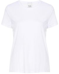 Allude - Jersey Cotton T-shirt - Lyst