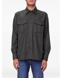 Brooksfield - Chemise Boutonnée En Laine - Lyst