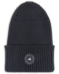 adidas By Stella McCartney - Bonnet Côtelé À Patch Logo - Lyst