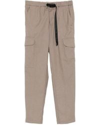 White Sand - Cargo Belted Trousers - Lyst