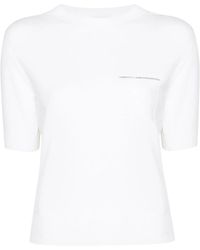 Peserico - Bead-Embellished Knitted Top - Lyst