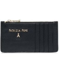 Patrizia Pepe - Portemonnaie Mit Logo-Schild - Lyst