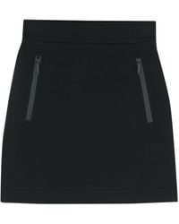 Emporio Armani - Logo-appliqué Mini Skirt - Lyst