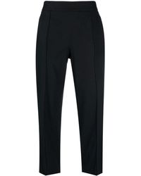 Vince - Linen-blend Cropped Trousers - Lyst