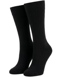 Valentino Garavani - Ribbed-Knit Socks - Lyst
