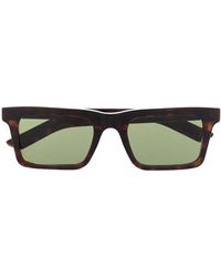 Retrosuperfuture - Tortoiseshell-Effect Square Sunglasses - Lyst