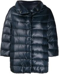 Herno - Jas Met Cropped Mouwen - Lyst