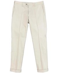 Mason's - New York Cotton-Gabardine Trousers - Lyst