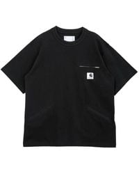 Sacai - X Carhartt Wip Front-Zip Pocket T-Shirt - Lyst