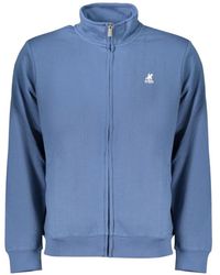 U.S. Grand - Logo-Embroidered Zip-Up Sweater - Lyst