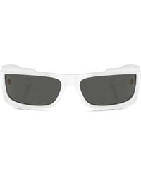 Versace - Medusa-Motif Square-Frame Sunglasses - Lyst