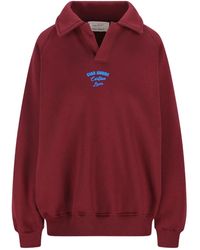 Giada Benincasa - Sudadera bordada con cuello de polo - Lyst