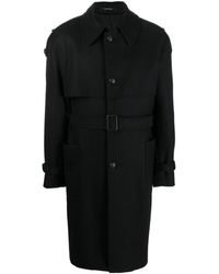 Tagliatore - Belted Trench Coat - Lyst