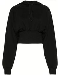 adidas By Stella McCartney - Organic Cotton Cropped Hoodie - Lyst