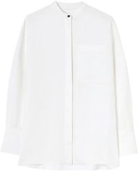 Jil Sander - Linnen Blouse - Lyst