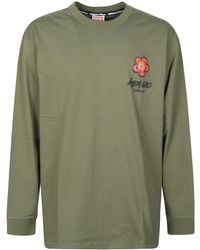 KENZO - Logo Long Sleeved T-Shirt - Lyst