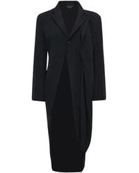 Comme des Garçons - Draped Asymmetric Jacket - Lyst