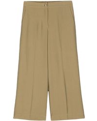 PS by Paul Smith - Pressed-crease Palazzo Pants - Lyst