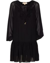 MICHAEL Michael Kors - レーストリム ラッフルドレス - Lyst