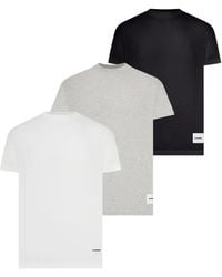 Jil Sander - Short Sleeve T-Shirt (Set Of Three) - Lyst