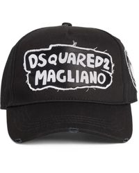 DSquared² - Baseballkappe Mit Slogan-Print - Lyst