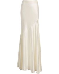 Cinq À Sept - Asymmetric Pleated-gown Skirt - Lyst