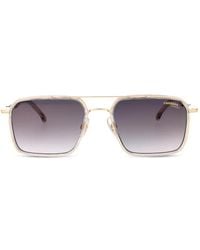 Carrera - Eckige Sonnenbrille Mit Doppelsteg - Lyst