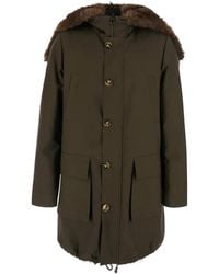 VALENTINI 1972 - Hooded Parka Coat - Lyst