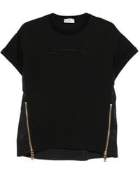 Elisabetta Franchi - Cotton Sweater - Lyst