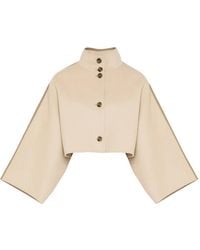 Yves Salomon - Double-Sided Cape Jacket - Lyst