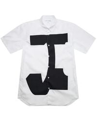Comme des Garçons - Chemise Imprimée À Manches Courtes - Lyst
