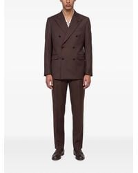 Lardini - Double-Breasted Peaked-Lapel Suit - Lyst