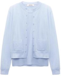 Dorothee Schumacher - Button-Fastening Patch-Pocket Cardigan - Lyst