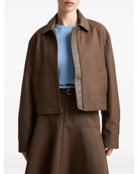 Vince - Twill Collar Jacket - Lyst