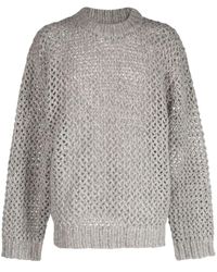 Holzweiler - Merinopullover Mit Lochstrickmuster - Lyst