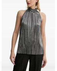 Bruuns Bazaar - Groundberry Duro Pleated Halterneck Top - Lyst