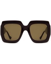 Gucci - Gg Oversized Square-Frame Sunglasses - Lyst