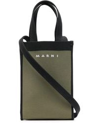 Marni - Colour-Block Knitted Tote Bag - Lyst