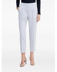Sisley - Pleated Button-Fastening Trousers - Lyst
