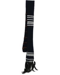 Prada - Sciarpa A Righe - Lyst
