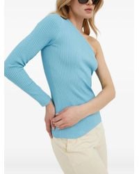 IVY & OAK - One-Shoulder Ribbed Top - Lyst