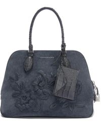 Ermanno Scervino - Sac Cabas Brodé Orsetta En Daim - Lyst